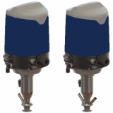 PEX PEAX sampling valve - PEAX DN6 DIN micro clamp Ø 25.4 with Sorio control top