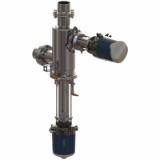 Pigging stations - In-line cleaning station with flange with Sorio control top
