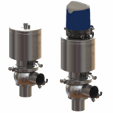 NEOS Double sealing changeover valves Elastomer 1 leakage indicator