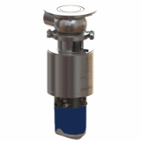 DCX3 DCX4 shut-off and divert valve - DCX3 FDC automated lowering tank bottom L body with Sorio control top